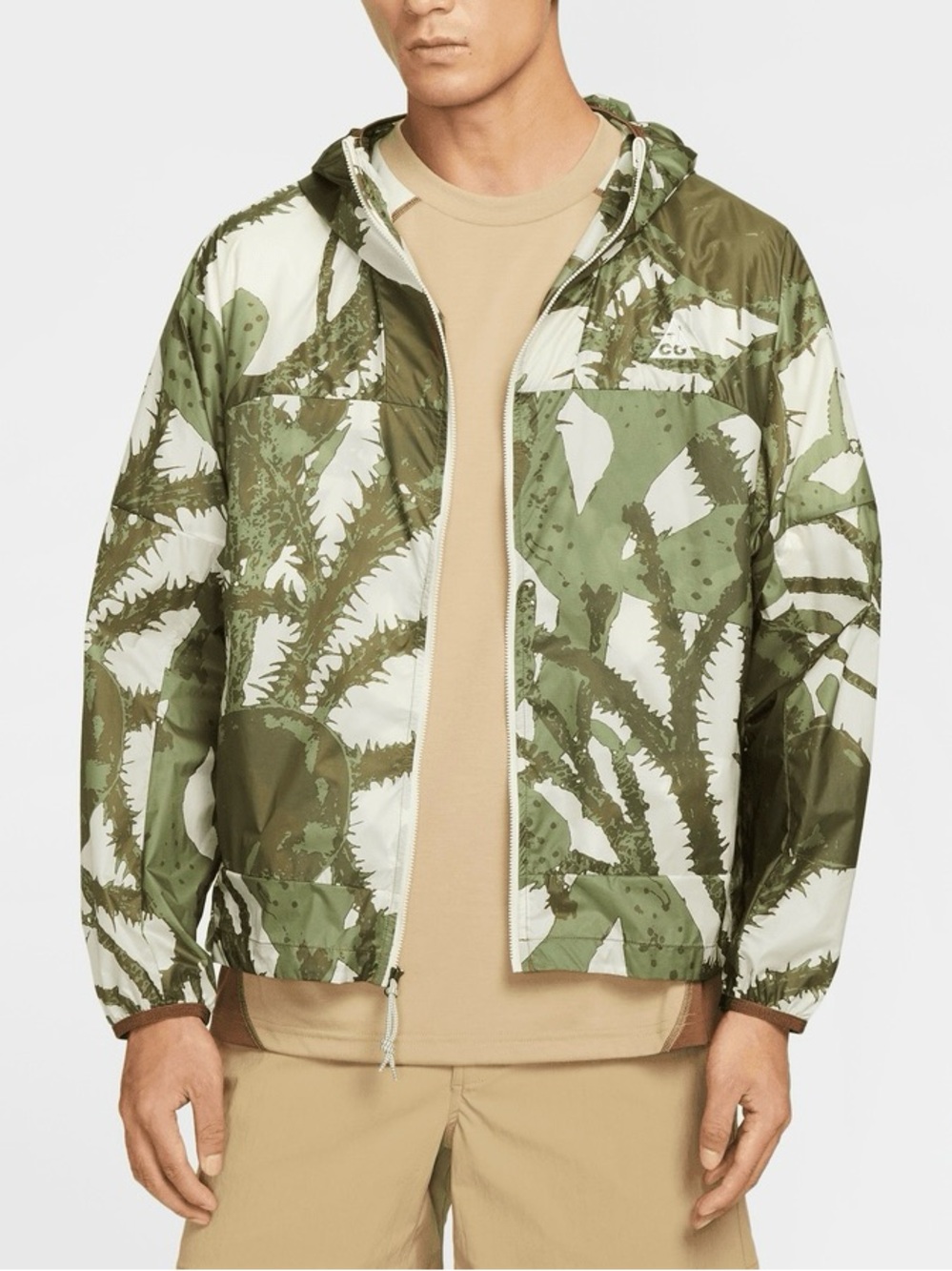 NWT $165 Nike ACG Cinder Cone Windproof Packable Jacket Green Men’s Small